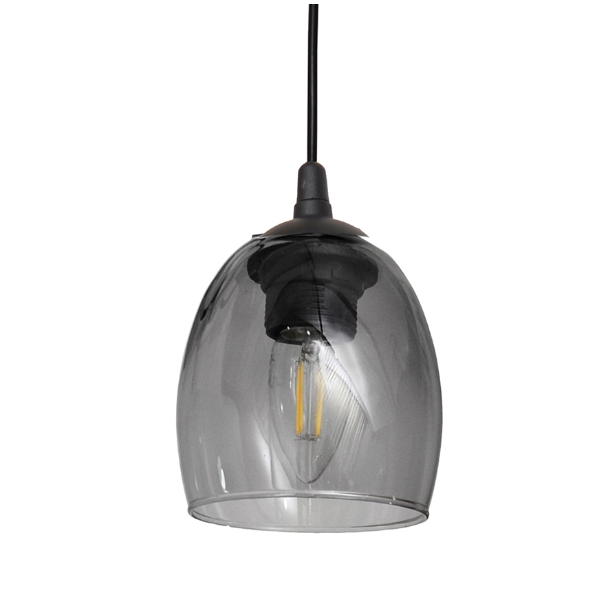 Pendel BRILLANT 3xE27/15W/230V grå