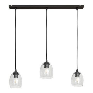 Pendel BRILLANT 3xE27/15W/230V transparent