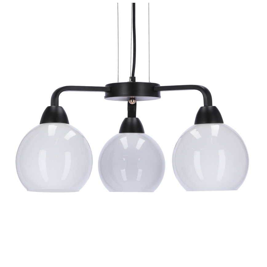 Pendel CALDERA 3xE27/60W/230V sort