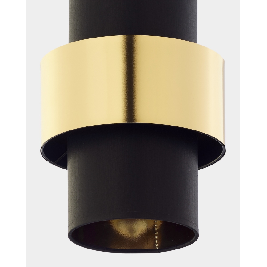 Pendel CALISTO 1xE27/15W/230V guld/sort