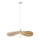 Pendel CALYPSO 1xE27/15W/230V diameter 55 cm bambus