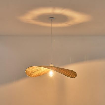 Pendel CALYPSO 1xE27/40W/230V diameter 70 cm bambus