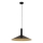 Pendel CAPRI 1xE27/15W/230V diameter 50 cm sort/guldfarvet