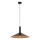 Pendel CAPRI 1xE27/15W/230V diameter 50 cm sort/kobber