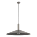 Pendel CAPRI 1xE27/15W/230V diameter 70 cm antracit/grå