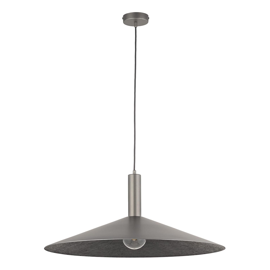 Pendel CAPRI 1xE27/15W/230V diameter 70 cm antracit/grå