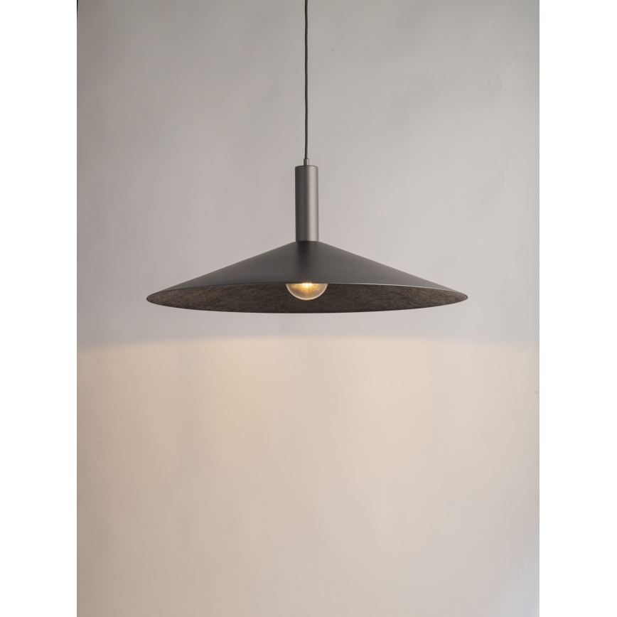 Pendel CAPRI 1xE27/15W/230V diameter 70 cm antracit/grå