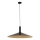 Pendel CAPRI 1xE27/15W/230V diameter 70 cm sort/guldfarvet