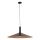 Pendel CAPRI 1xE27/15W/230V diameter 70 cm sort/kobber