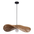 Pendel CAPRI 1xE27/20W/230V diameter 60 cm bambus