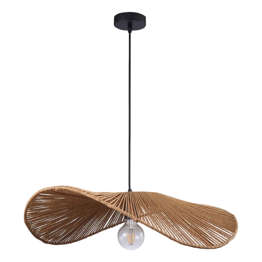 Pendel CAPRI 1xE27/20W/230V diameter 60 cm bambus