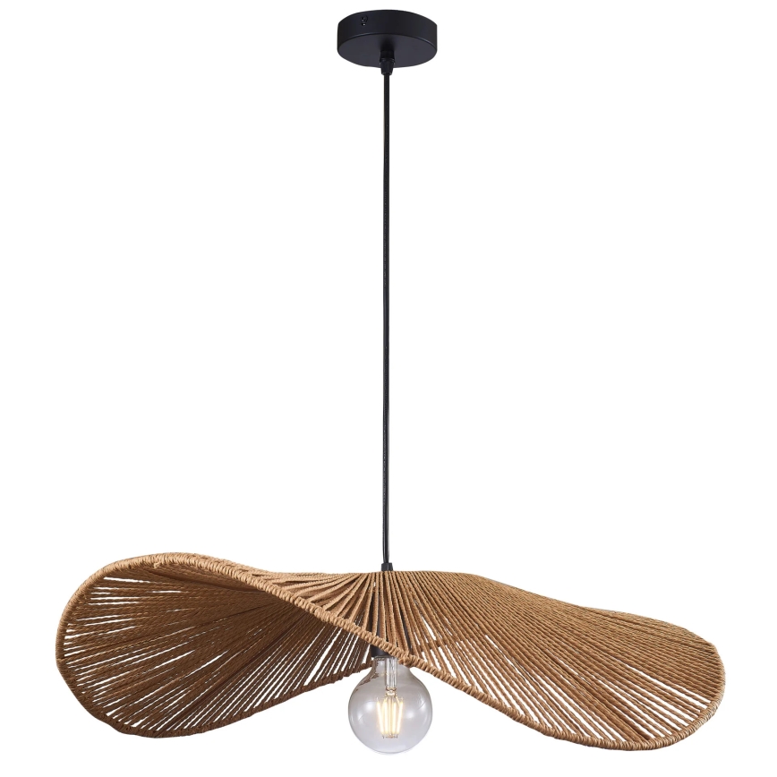 Pendel CAPRI 1xE27/20W/230V diameter 60 cm bambus