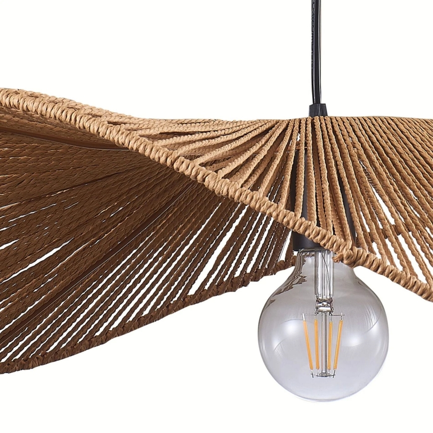 Pendel CAPRI 1xE27/20W/230V diameter 60 cm bambus