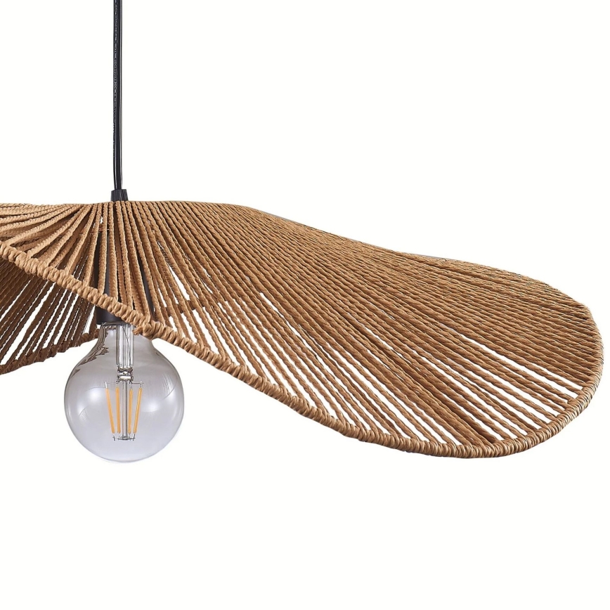 Pendel CAPRI 1xE27/20W/230V diameter 60 cm bambus