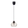Pendel CEED GOLD 1xE27/60W/230V diameter 17,5 cm sort/guldfarvet
