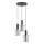 Pendel CELIA 3xE27/60W/230V sort