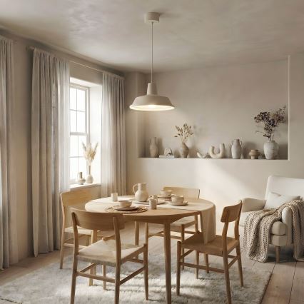 Pendel CLASS på ledning 1xE27/15W/230V beige