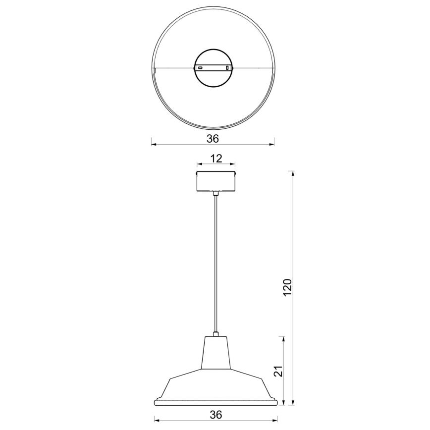 Pendel CLASS på ledning 1xE27/15W/230V beige