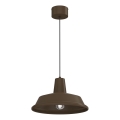 Pendel CLASS på ledning 1xE27/15W/230V, brun
