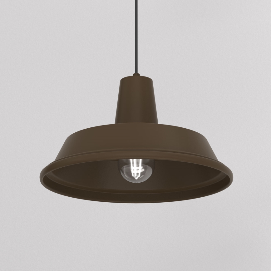 Pendel CLASS på ledning 1xE27/15W/230V, brun