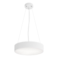 Pendel CLEO 3xE27/24W/230V diameter 40 cm hvid