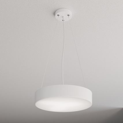 Pendel CLEO 3xE27/24W/230V diameter 40 cm hvid