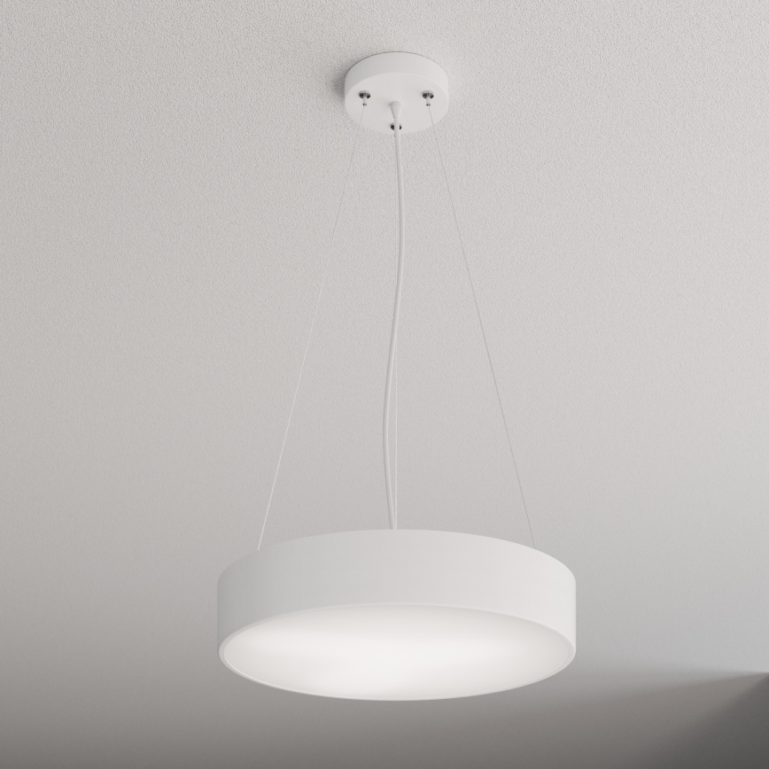 Pendel CLEO 3xE27/24W/230V diameter 40 cm hvid