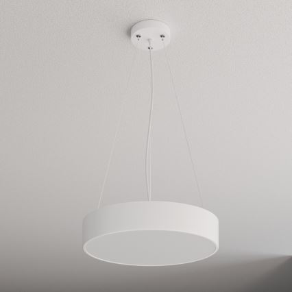 Pendel CLEO 3xE27/24W/230V diameter 40 cm hvid