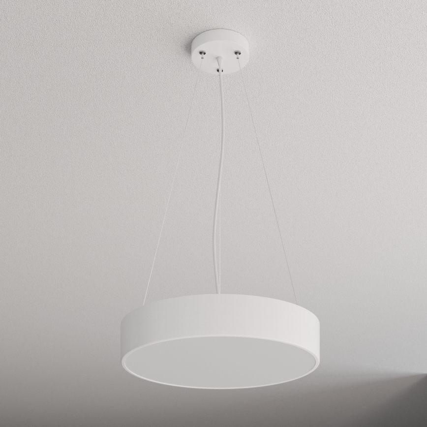 Pendel CLEO 3xE27/24W/230V diameter 40 cm hvid