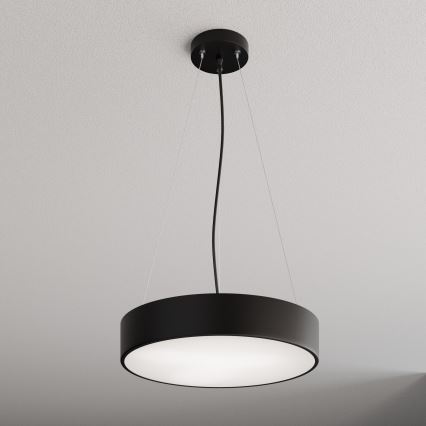 Pendel CLEO 3xE27/24W/230V diameter 40 cm sort