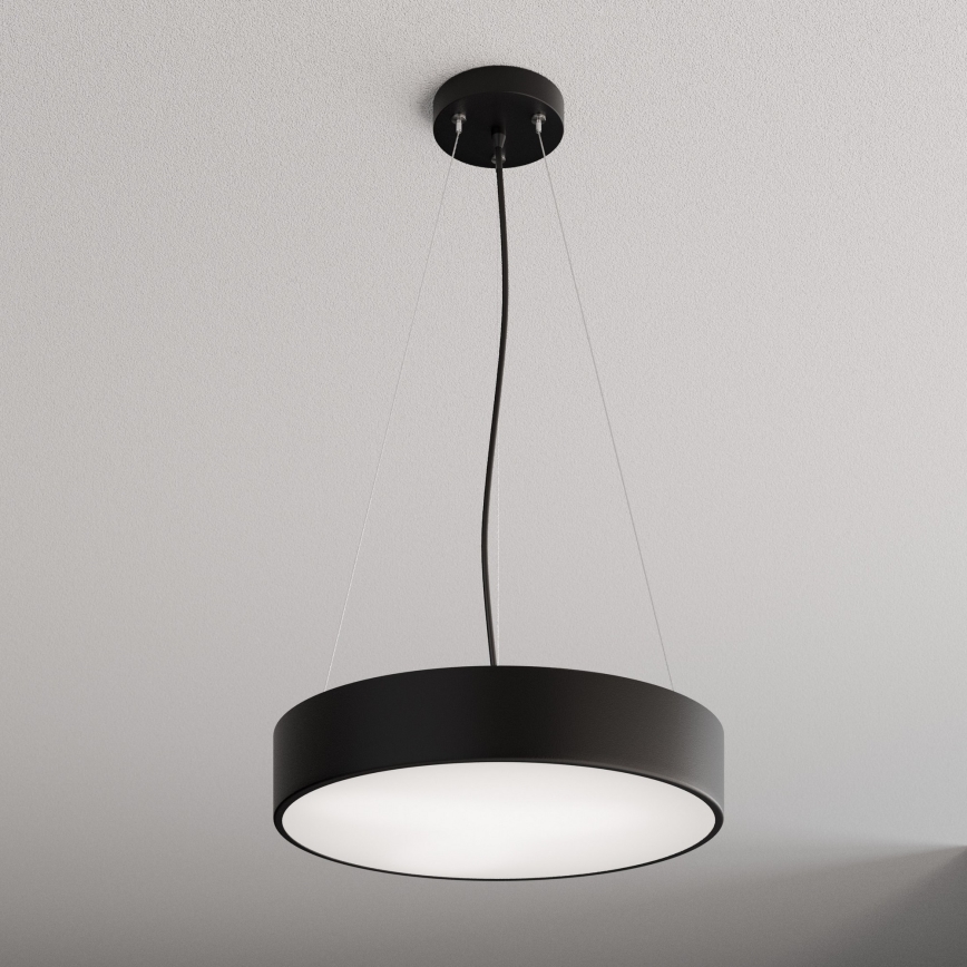 Pendel CLEO 3xE27/24W/230V diameter 40 cm sort