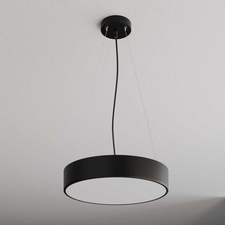 Pendel CLEO 3xE27/24W/230V diameter 40 cm sort