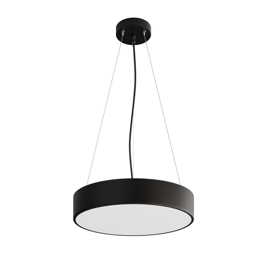 Pendel CLEO 3xE27/24W/230V diameter 40 cm sort