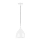 Pendel COMO 1xE27/60W/230V diameter 17 cm hvid
