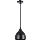 Pendel COMO 1xE27/60W/230V diameter 17 cm sort