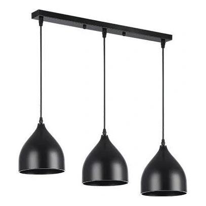 Pendel COMO 3xE27/60W/230V sort