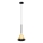 Pendel CONE 1xGU10/10W/230V guldfarvet/sort