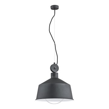 Pendel CORA 1xE27/15W/230V grå