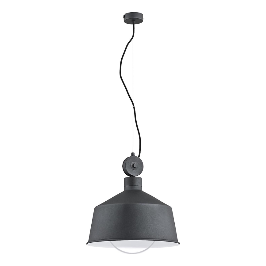 Pendel CORA 1xE27/15W/230V grå