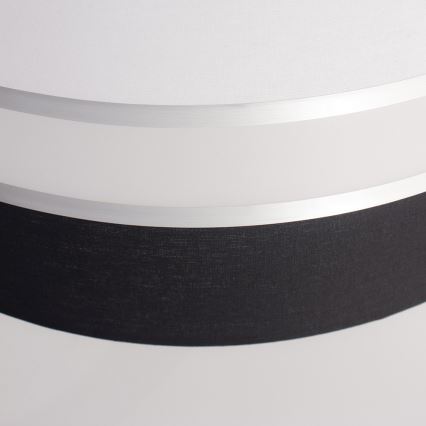 Pendel CORAL 1xE27/60W/230V sort og hvid