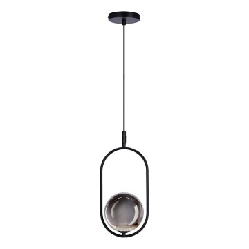 Pendel CORDEL 1xG9/28W/230V sort/røget sort
