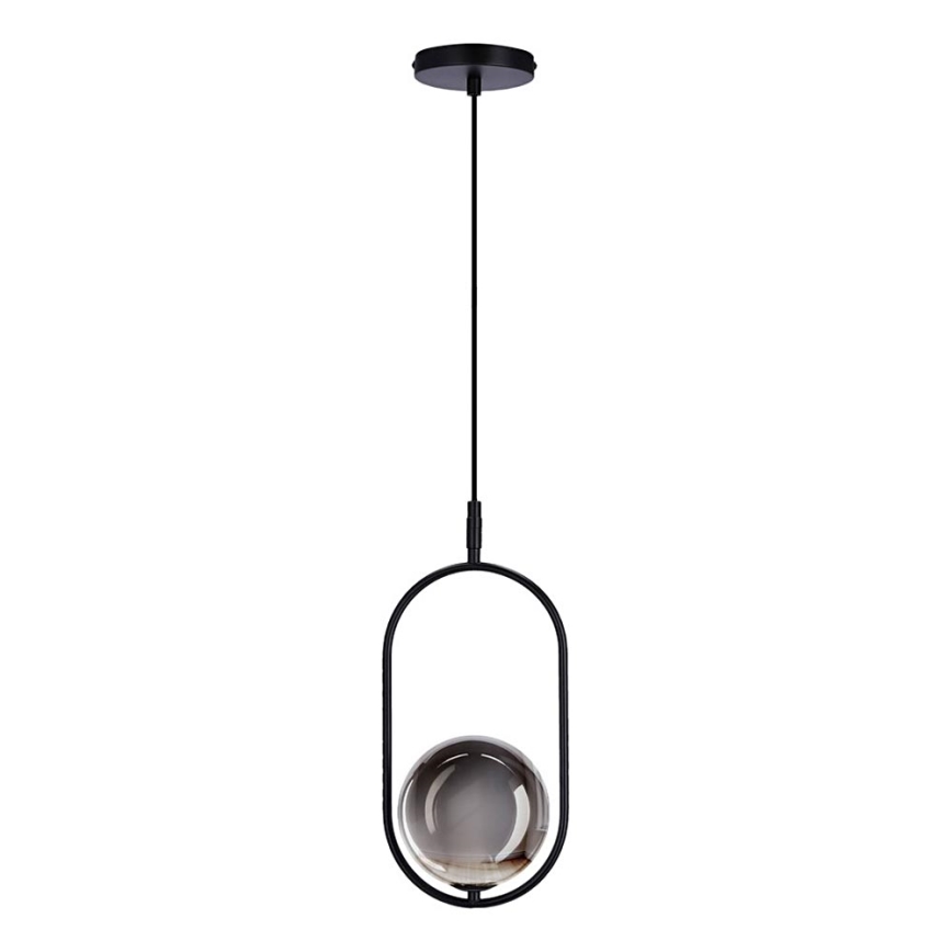 Pendel CORDEL 1xG9/28W/230V sort/røget sort