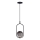 Pendel CORDEL 1xG9/28W/230V sort/røget sort
