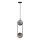 Pendel CORDEL 2xG9/28W/230V sort/røget sort