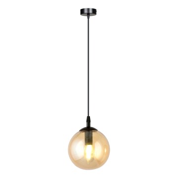 Pendel COSMO 1xE14/10W/230V diameter 14 cm sort/beige