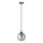 Pendel COSMO 1xE14/10W/230V diameter 14 cm sort/grå