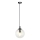 Pendel COSMO 1xE14/10W/230V diameter 14 cm sort/transparent