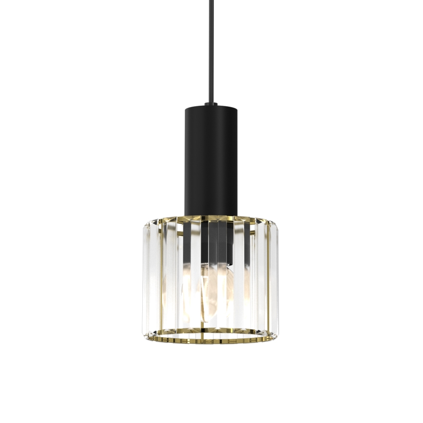Pendel CRISTAL 1xE27/60W/230V sort