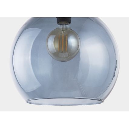 Pendel CUBUS 1xE27/60W/230V blå