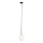 Pendel DAISY 1xG9/12W/230V diameter 14 cm skinnende krom/sort/hvid
